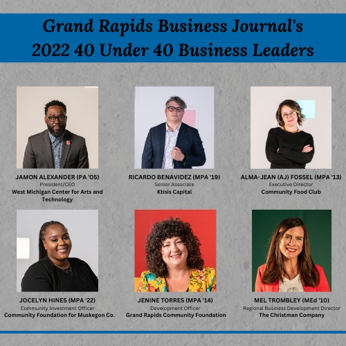 CECI's GRBJ's 2022 40 Under 40 Business Leaders